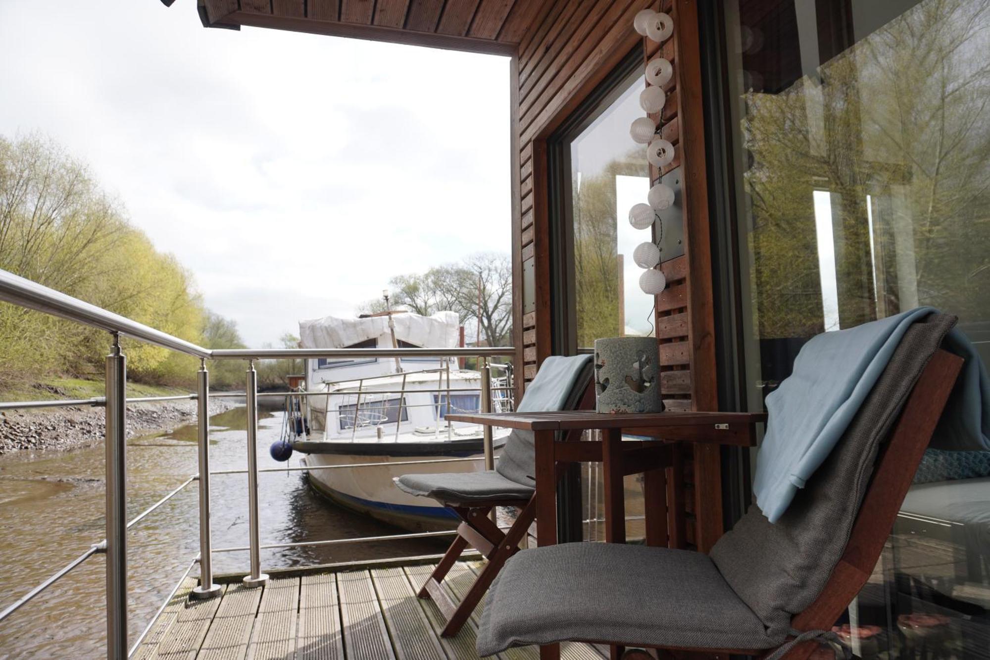 Villa Hausboot Stoeckte Winsen  Exterior foto